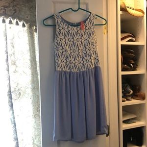blue summer dress